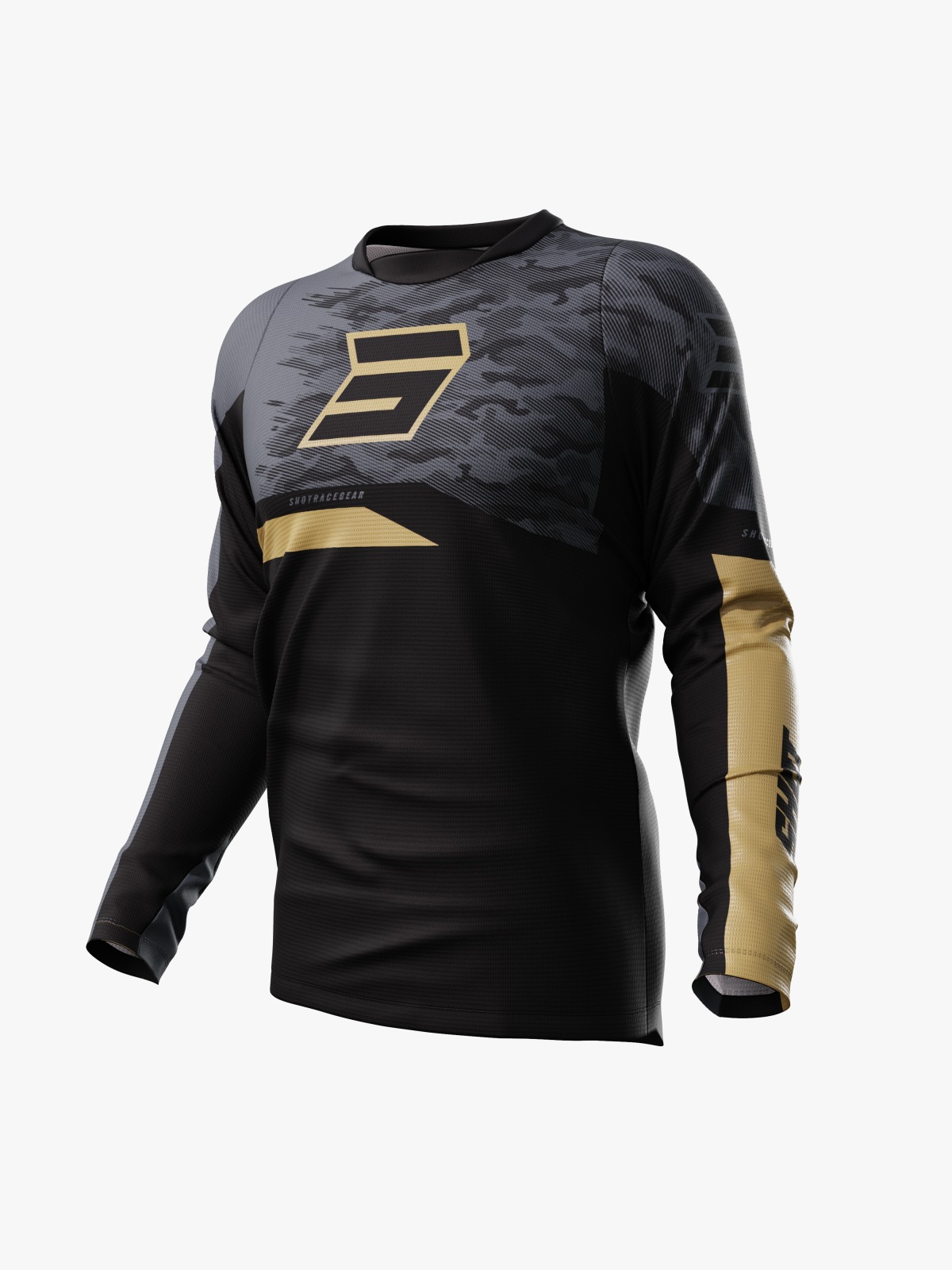 Jersey Off Road Shot Devo Matrix Gold