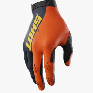 Guantes Off Road Shot Lite Blue Orange