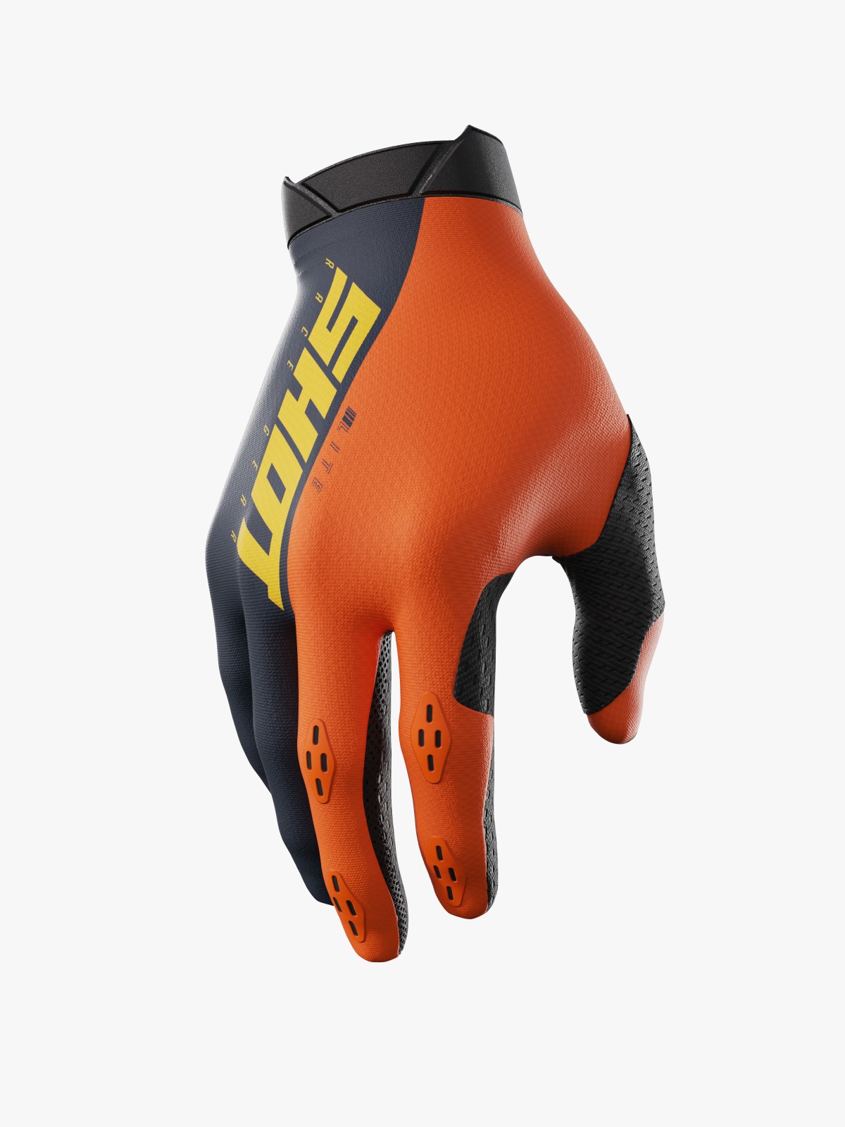 Guantes Off Road Shot Lite Blue Orange