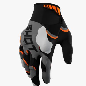 Guantes Off Road Shot Drift Camo Neon Orange