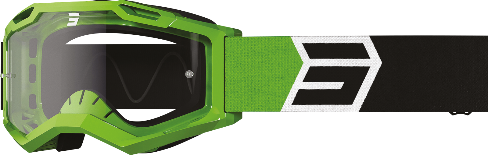 Gafas Off Road Shot Assault Solar Green Glossy