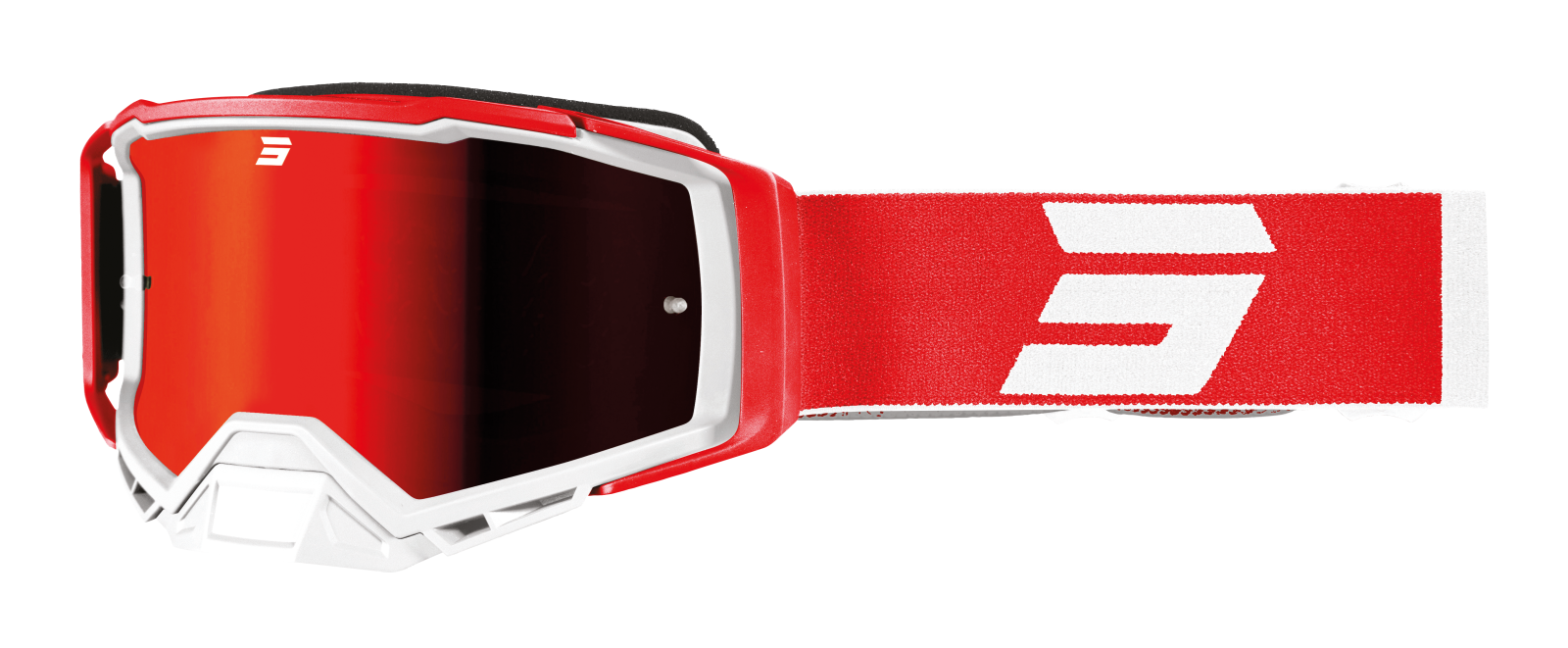Gafas Off Road Shot Core Solid Red Glossy