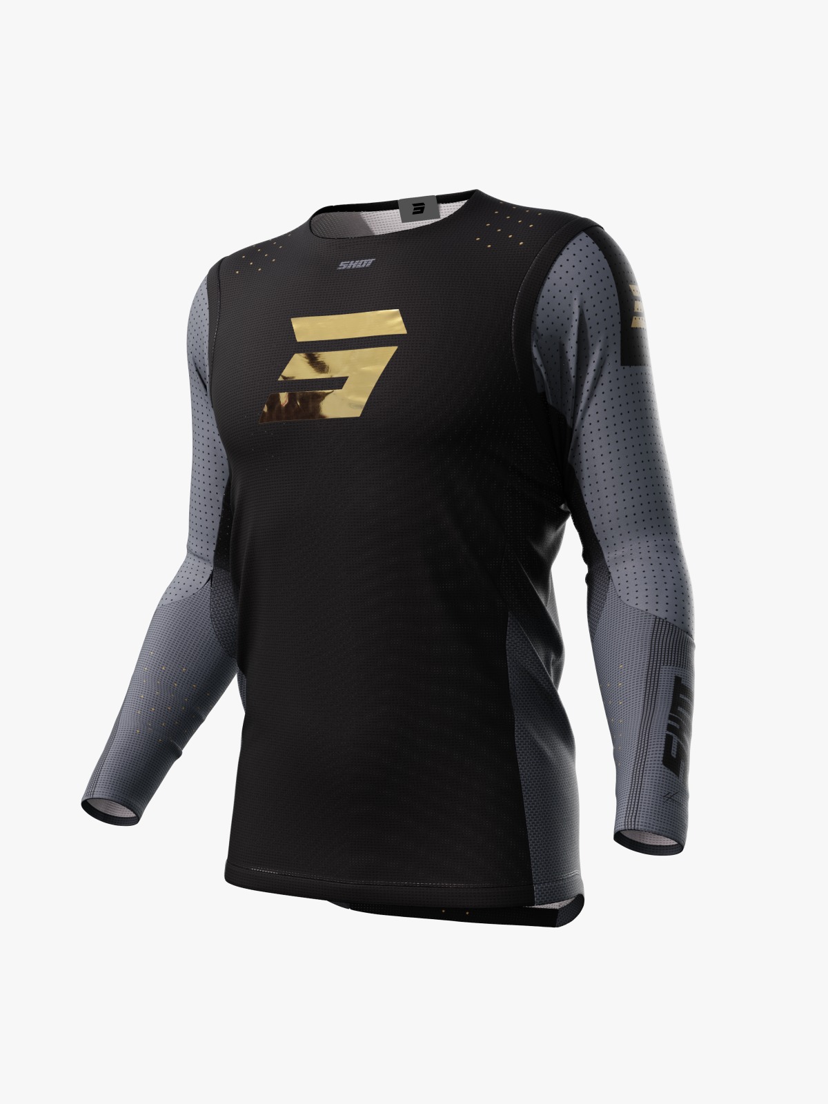 Jersey Off Road Shot Aerolite Honor Black Gold