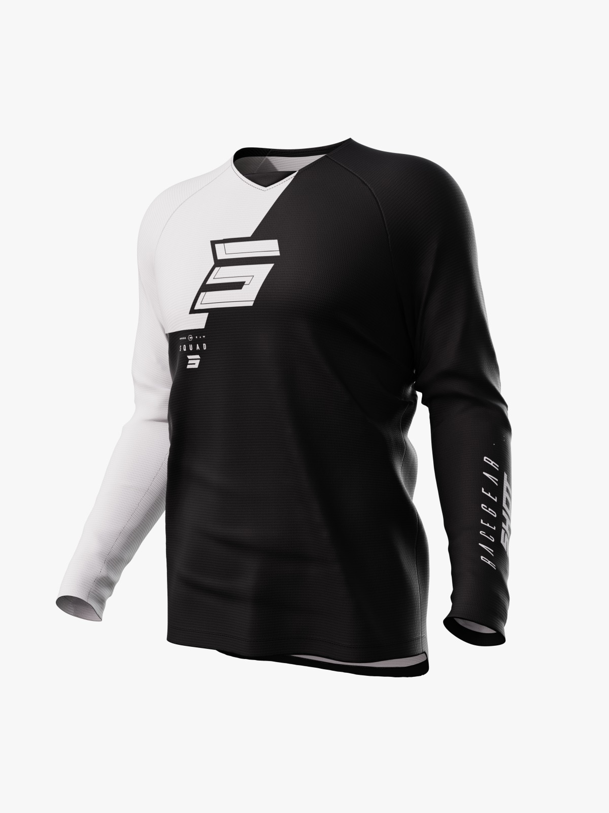 Jersey Off Road Shot Draw Squad Black