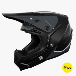 Casco Off Road Shot Core Comp Black Pearly