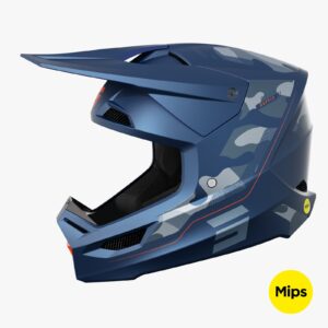Casco OffRoad Shot Race Battle Blue Matt