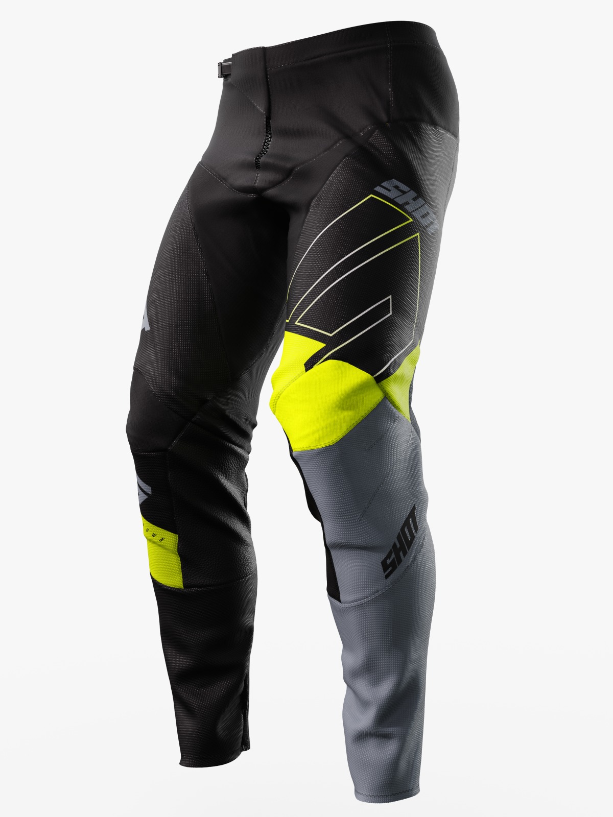 Pantalones Off Road Shot Contact Rush Neon Yellow