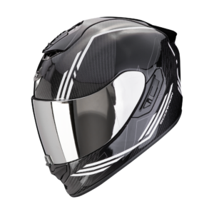 Casco Scorpion EXO 1400 Evo II Carbon Reika Negro-Blanco 22.06