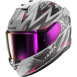 Casco Shark D-SKWAL 3 BLAST-R Gris-Violeta-Negro 22.06