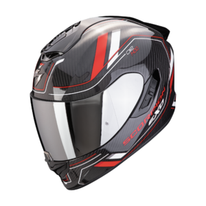 Casco Scorpion EXO 1400 Evo II Carbon Mirage Negro Rojo 22.06