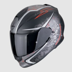 EXO-491 RUN Negro mate-Rojo