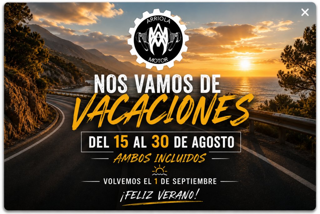 Vacaciones Agosto 2026